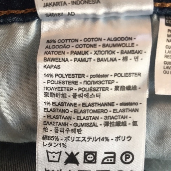 Levi’s “Wedgie Straight” High Rise NWT Medium Wash Ankle Jeans size 20W - Picture 12 of 13